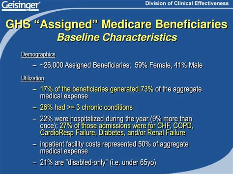 Ppt Ehr Based Disease Management Success And Challenges Geisinger