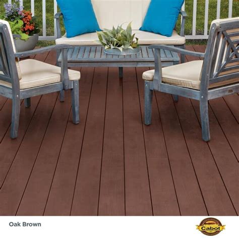 Cabot Pre Tinted Oak Brown Solid Exterior Wood Stain And Sealer 5