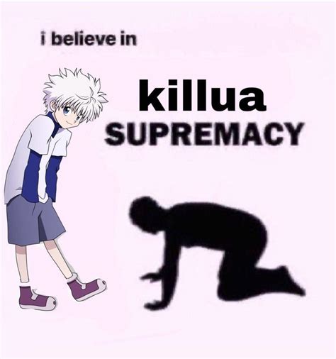 For Killua Simps Hunter Anime Cute Memes Anime Funny