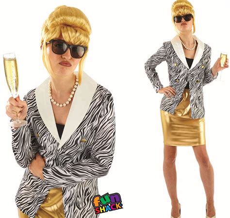 Ladies Absolutely Fabulous Costume Womens Patsy 90s Tv Ab Fab Film