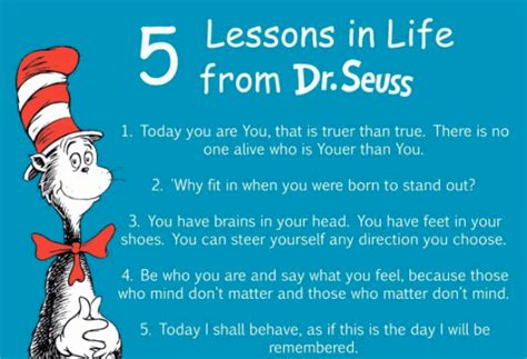 Hey, remember where you were one year ago today? Inspirational Dr. Seuss Quotes On Love, Life and Learning