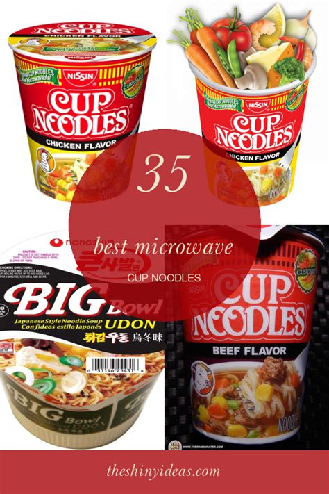 Some people say it's not worth the price, but many more say that these noodles are quick. 35 Best Microwave Cup Noodles - Home, Family, Style and ...
