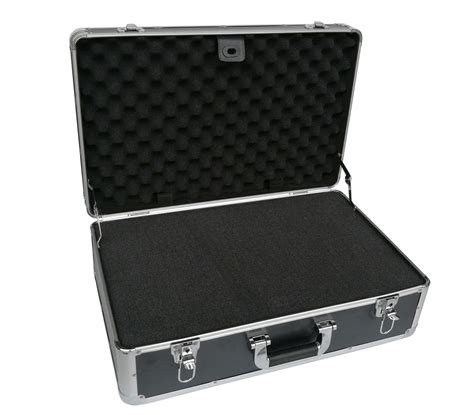 Big Tool Shop Aluminum Case Black Aluminium Carry Case With Foam Insert