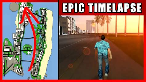 Walk Across The Map Timelapse Gta Vice City Youtube