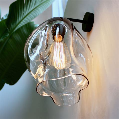 Designed And Made By Oliver Höglund Hand Blown Glass Wall Light The DrØplet Wall Light Offers