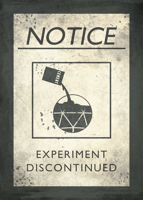 Experiment Discontinued Poster Picture Metal Print Paint By Portal