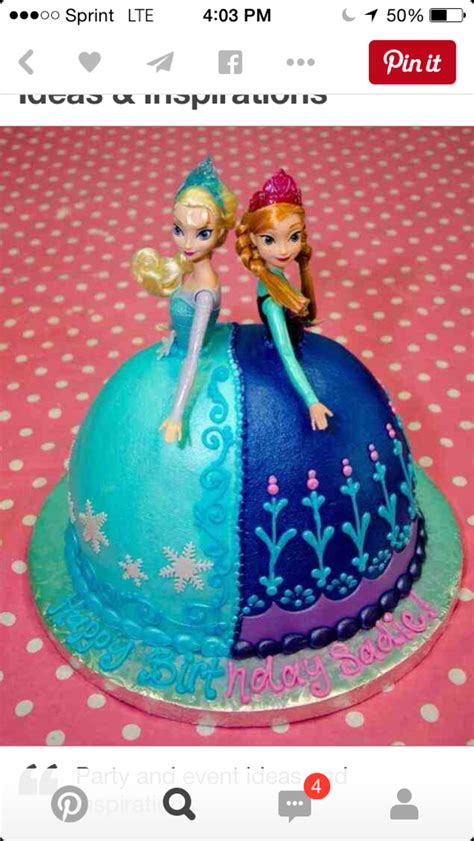Well you're in luck, because here they come. Double Barbie Frozen Cake: Redemption Edition - My Own Unexpected Journey