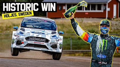 Ken Block Wins First Ever All Electric World Rallycross Race Projekt