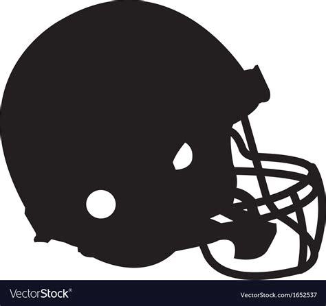Football Helmet Royalty Free Vector Image Vectorstock