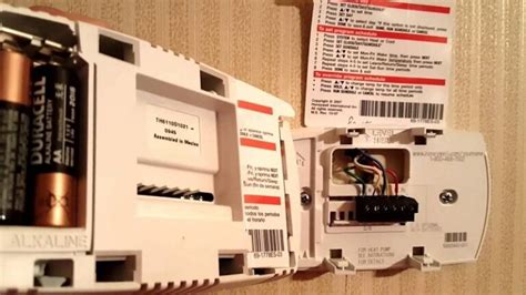 How To Change A Honeywell Thermostats Battery In Minutes