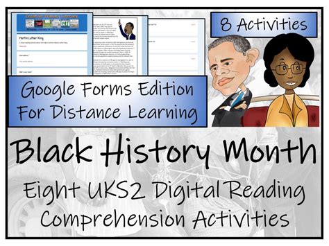 Uks2 Black History Month Reading Comprehension And Distance Learning