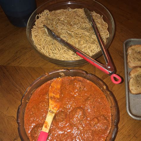 Mama S Best Ever Spaghetti And Mozzarella Meatballs Recipe