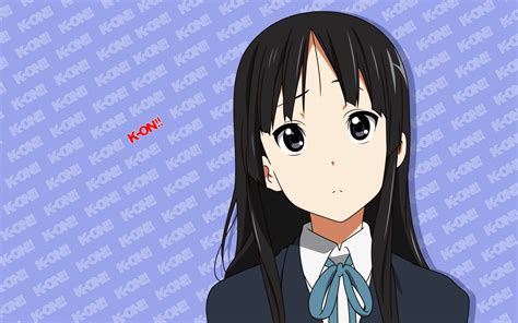 Wallpaper Illustration Anime Cartoon K On Akiyama Mio Screenshot