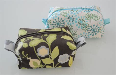 Fully Lined Zippered Box Pouch Pattern And Tutorial It