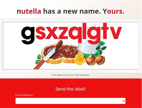 They say, and it's written on the label, nutella is made of hazelnuts, a small amount of sugar and dark chocolate. How to customise Nutella jar with your name in 3 easy steps.