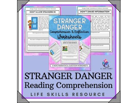 Stranger Danger Reading Comprehension I Personal Safety I Child