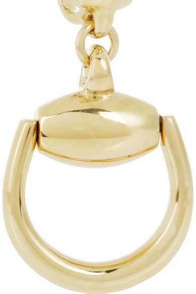Gucci 18 Karat Gold Horsebit Earrings Net A Portercom