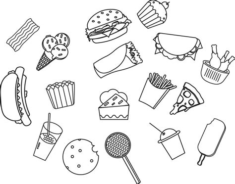 Detalle Imagen Dibujos De Alimentos Para Colorear Thptnganamst Edu Vn