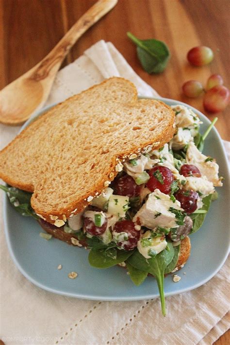 Chopped Turkey Or Chicken Salad Sandwiches The Comfort Of Cooking