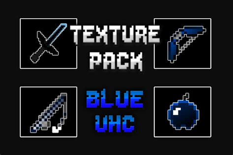 Minecraft Pvp Texture Pack Blue Uhc Pack 2018 Fps Boost Youtube