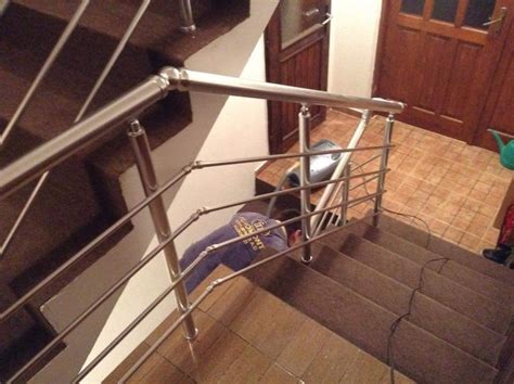 This banister stair net eliminate the worry about your baby, child or pet playing around the stairs features: Aluminium Stainless Steel Stair Balustrades Handrail /aluminum Indoor Stair Handrail /removable ...