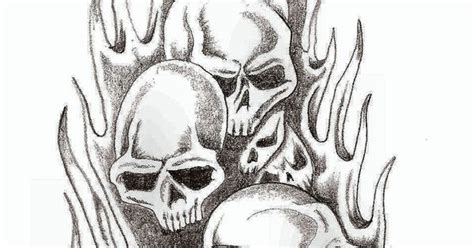 Skull Flames By TheLob On DeviantArt Drawlings And Pic Pinterest