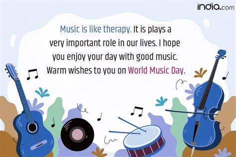 World Music Day 2022 Top Wishes Quotes Whatsapp Messages Facebook Status And Images