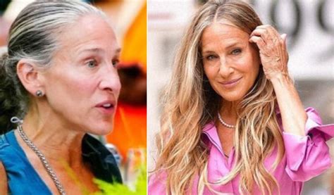 Sarah Jessica Parker Se Deja Ver Luciendo Su Cabello Con Canas