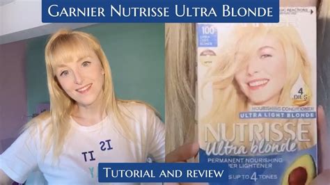 Garnier Nutrisse Ultra Blonde 100 Permanent Hair Dye Ph
