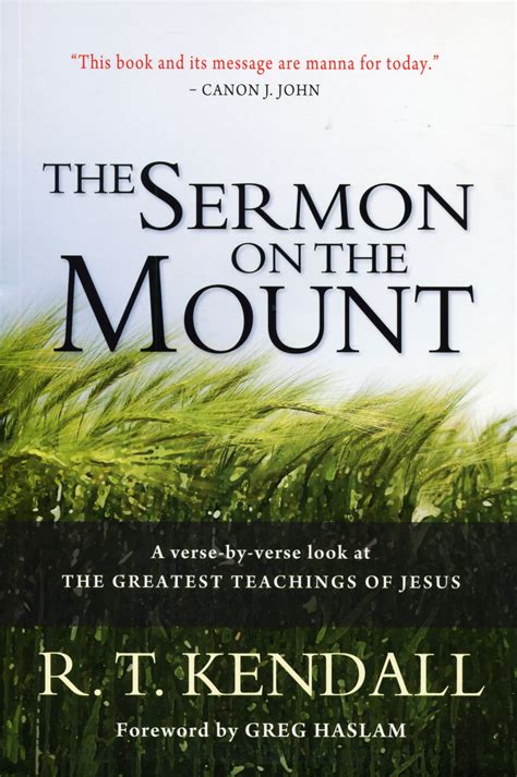 The Sermon On The Mount By R T Kendall Free Delivery At Eden