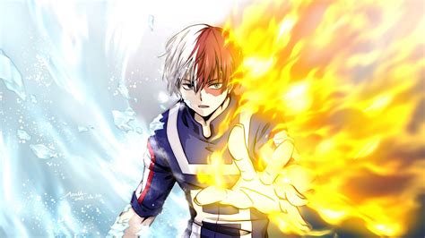 Shoto Todoroki Ice And Fire My Hero Academia 4k 11920