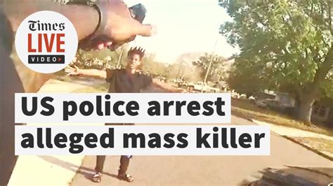 Bodycam Footage Shows Arrest Of Alleged Mass Killer Keith Melvin Moses Youtube