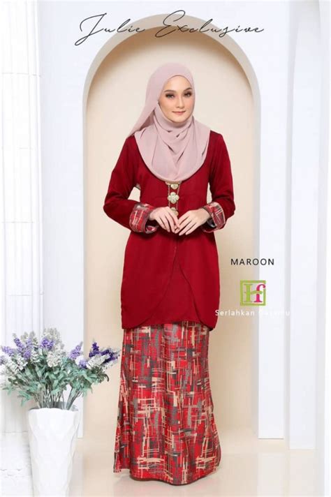 If not, navigate back through the checkout process and try again. BAJU KURUNG MODEN CARDIGAN JULIE EKSKLUSIF MAROON 2 ...