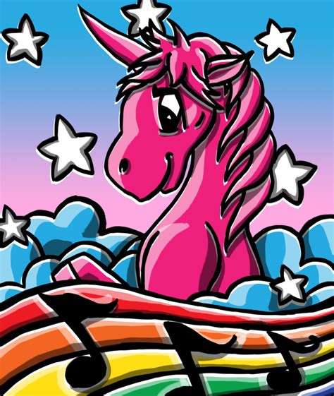 Pink Unicorn By Psuave07 On Deviantart