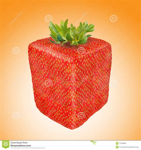 Abstract Square Strawberry Fruit Stock Photography Image 11039982