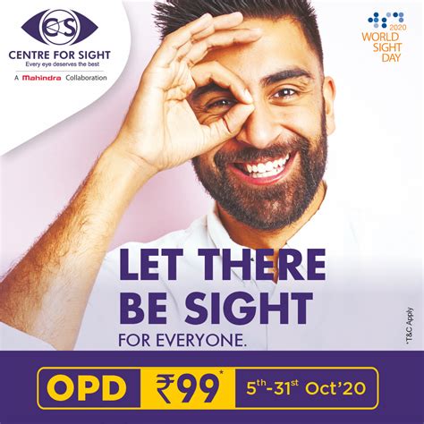 Opd 99 World Sight Day Centre For Sight World Sight Day