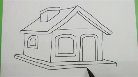 Cara Menggambar Rumah Kartun Sederhana Dan Mudah Begini Tahapannya