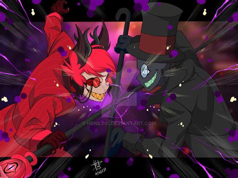 Alastor Vs Black Hat By Henil On Deviantart R Hazbinhotel