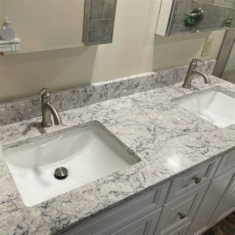 Pietra Quartz Countertop Bathroom Dual Vanity Quartz Kitchen