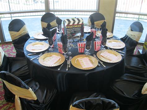 Hollywood themed event decor | Hollywood party theme, Hollywood birthday, Hollywood glamour party