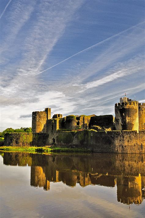 Love Wales Caerphilly Castle By Malcolm Farley