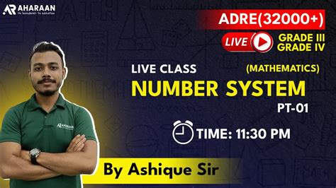 Number System Part Mathematics Adre For All Govt Exam