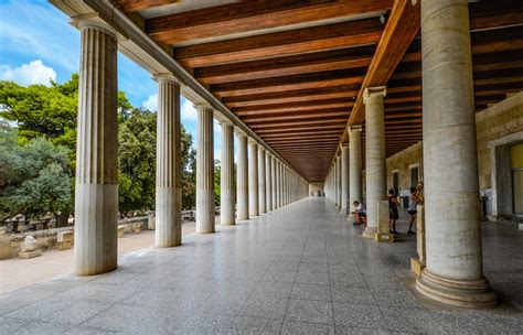 Free Images Architecture Walkway Travel Column Greek Museum