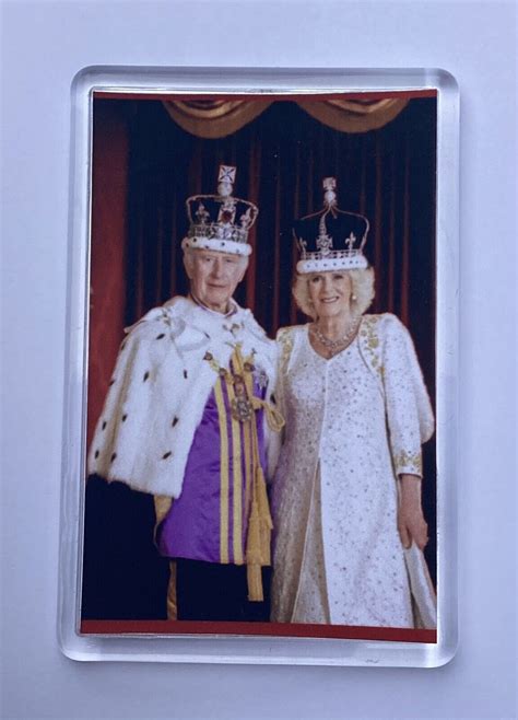 King Charles Iii And Queen Camilla Coronation 2023 Fridge Magnet