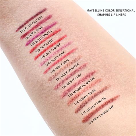 Maybelline Color Sensational Shaping Lip Liner Review And Swatches Rolala Loves