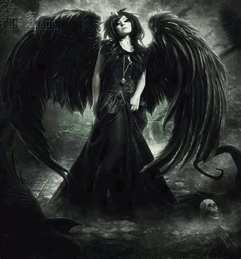 Dark Goth Gothic Fallen Angel Angels Fantasy Ifttt2i7np4o
