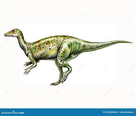 Thescelosaurus Cretaceous Dinosaur Mesozoic Era Stock Illustration