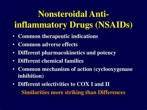 Ppt Nonsteroidal Anti Inflammatory Drugs Nsaids Powerpoint