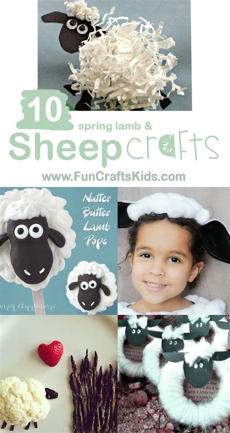 10 Spring Lamb And Sheep Crafts For Kids Fun Crafts Kids