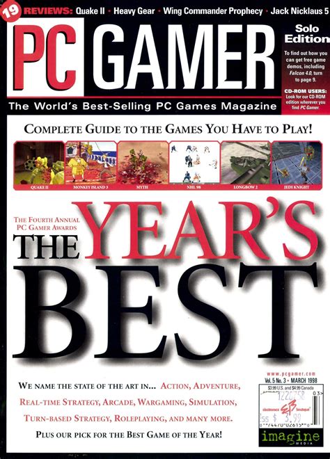 New Release Pc Gamer Issue 046 March 1998 New Releases